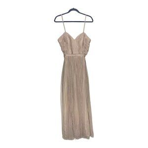 Wtoo By Watter Styles Bridesmaids Dress Size 10 Women's Style 00141 Mocha Blush